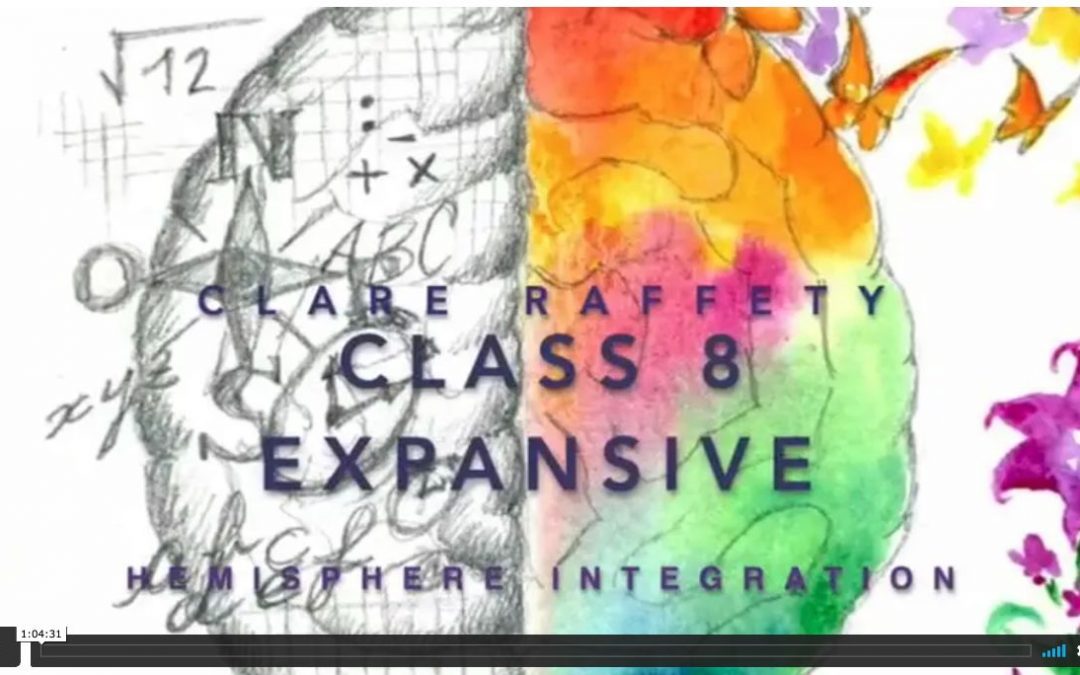 Neuroscience informed practice Expansive session 8: Hemisphere Integration