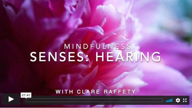 mindfulness: sense of hearing