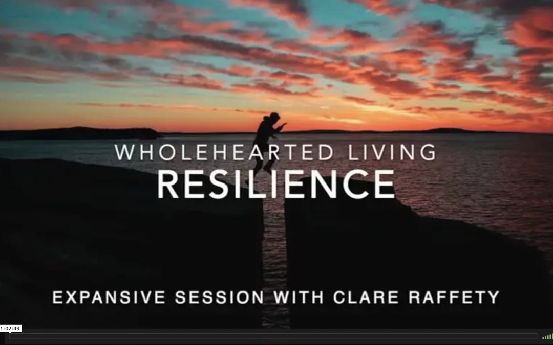 Wholehearted Living. Resilience. Expansive session