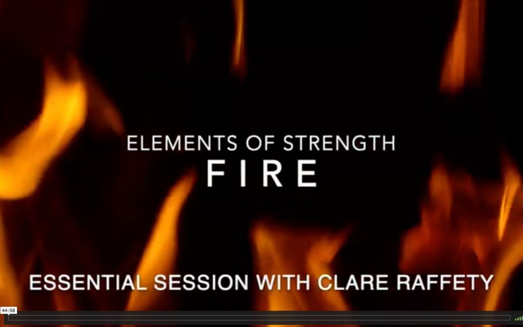 Elements of Strength: Fire (upper belly, lower back). Essential