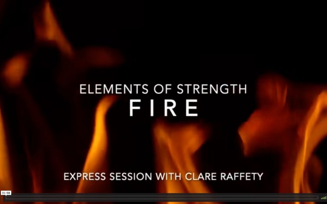 Elements of Strength: Fire (upper belly, lower back). Express
