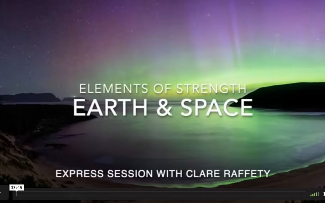 Elements of Strength: Earth (feet) & Space (head and neck). Express